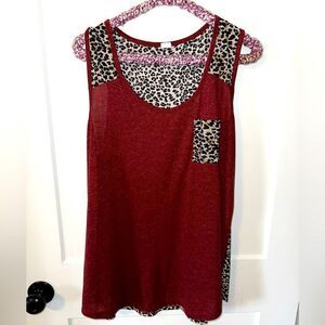 SUNSHINE & RODEOS BRAND WOMENS SLEEVELESS BLOUSE